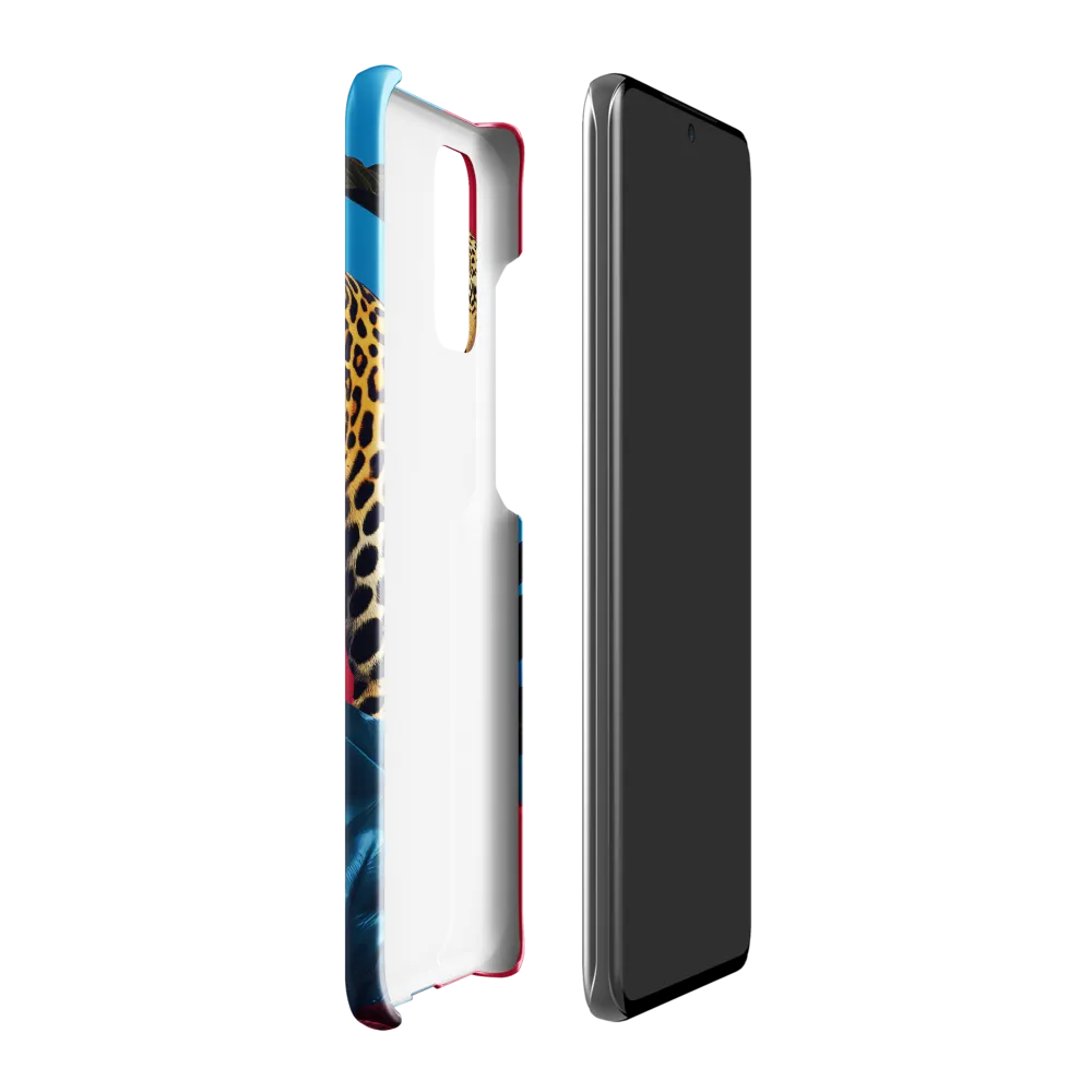 Playful Leopard in Vibrant Paradise