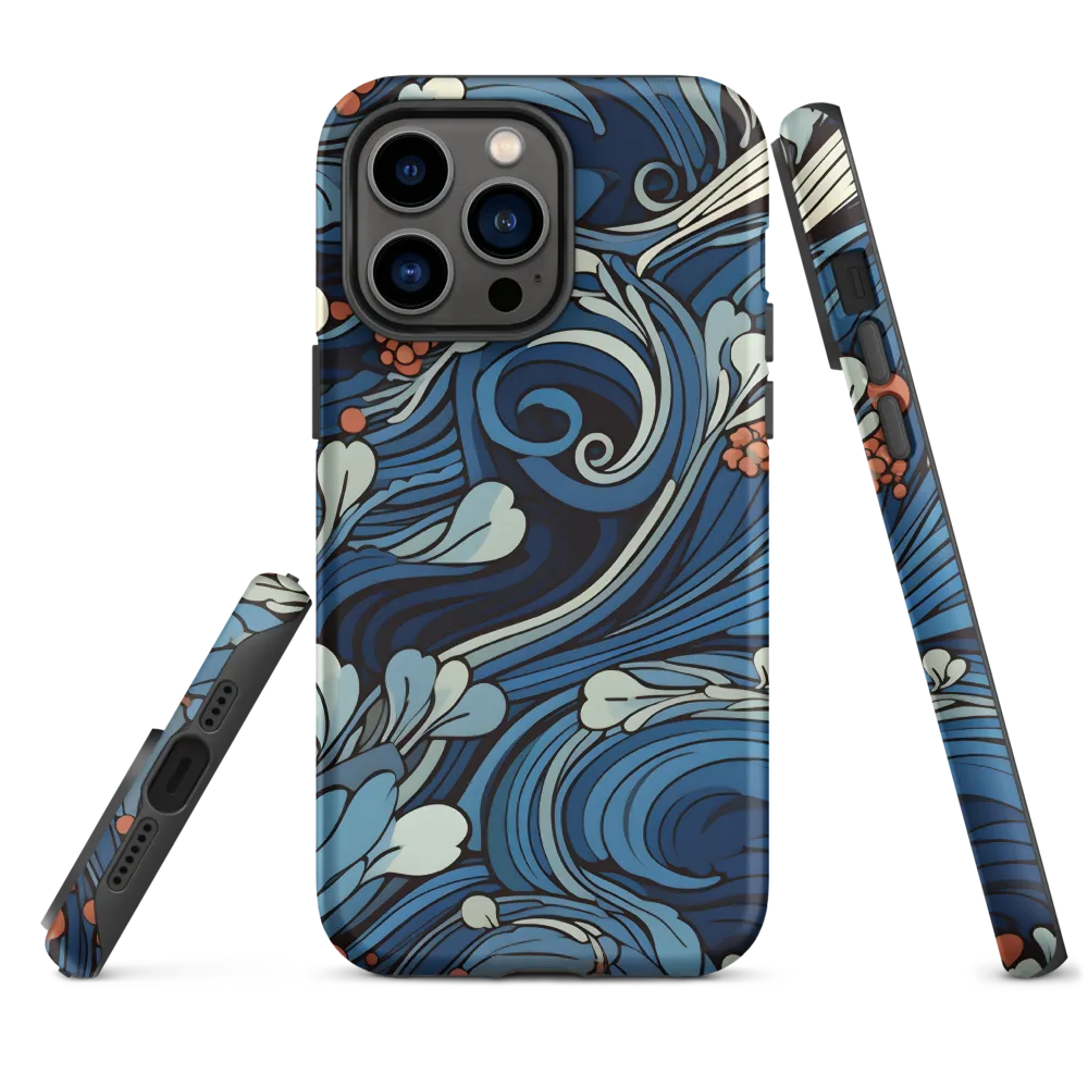 Nature's Elegance: An Oceanic Tapestry | Phone Case |  14 Pro Max | Tough Case | Matte