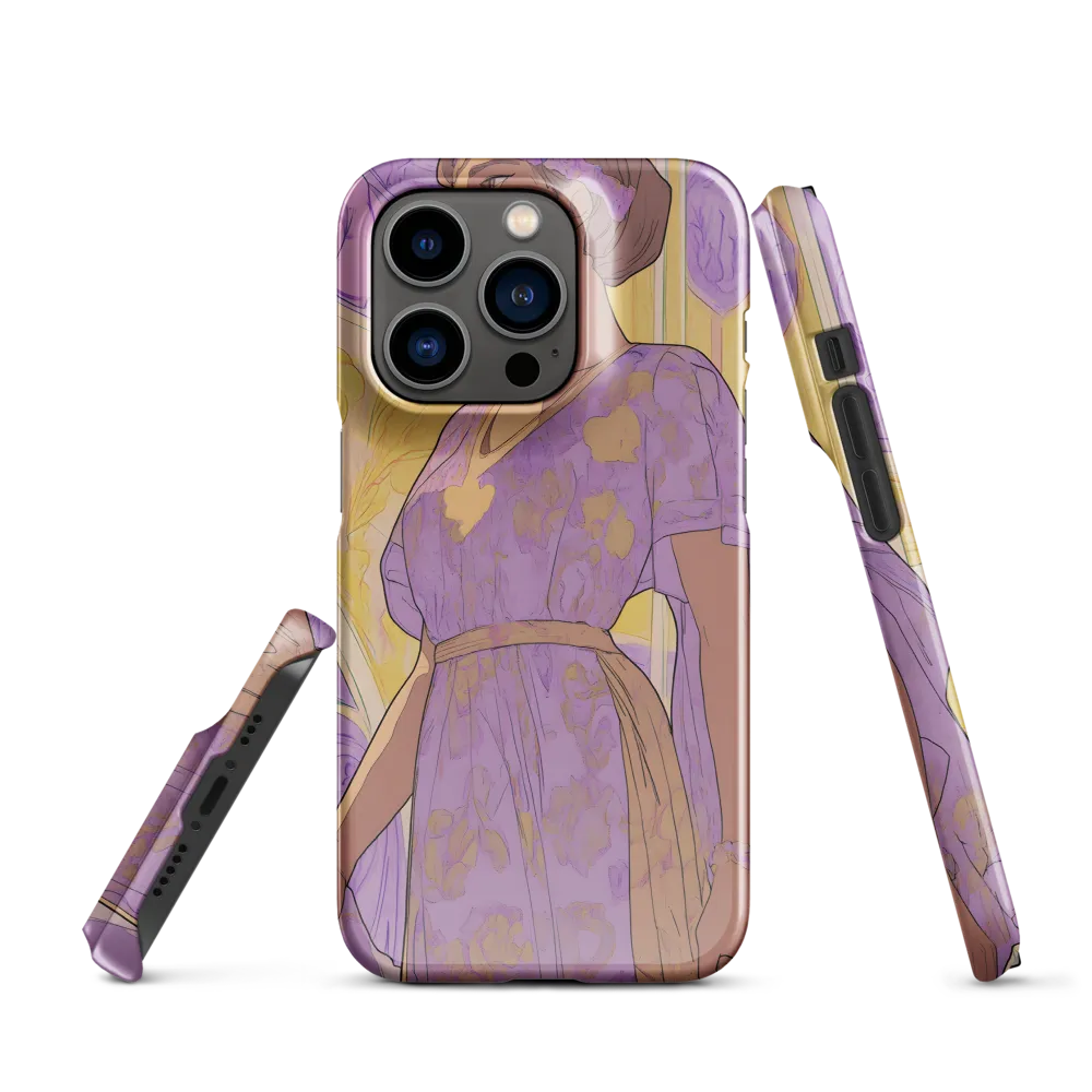 Elegance in Floral Harmony | Phone Case |  14 Pro | Snap Case | Glossy