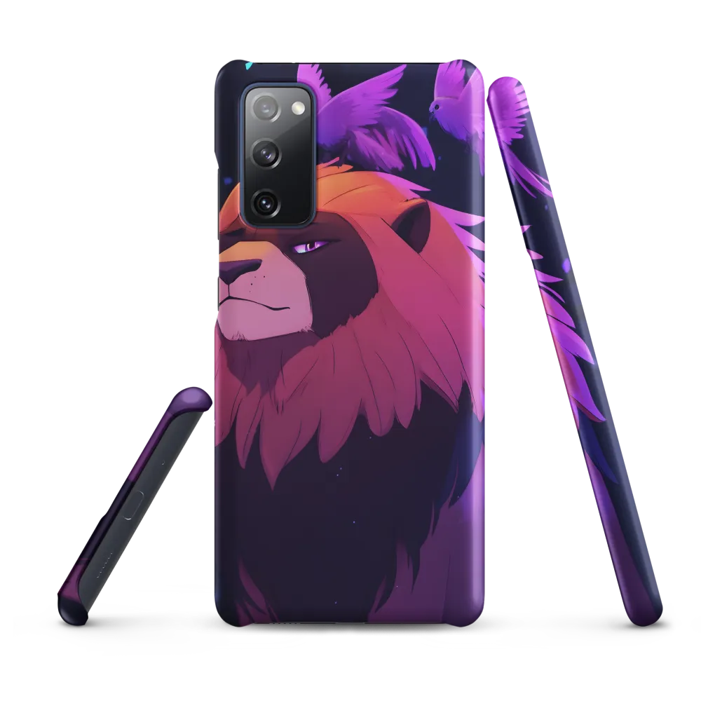 Regal Serenity: The Majestic Lion | Phone Case |  S20 FE | Snap Case | Matte