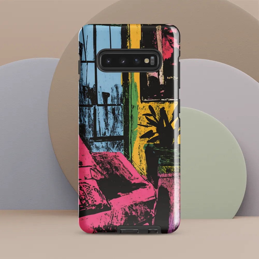 Vibrant Living: A Playful Interior | Phone Case |  S10 Plus | Tough Case | Glossy