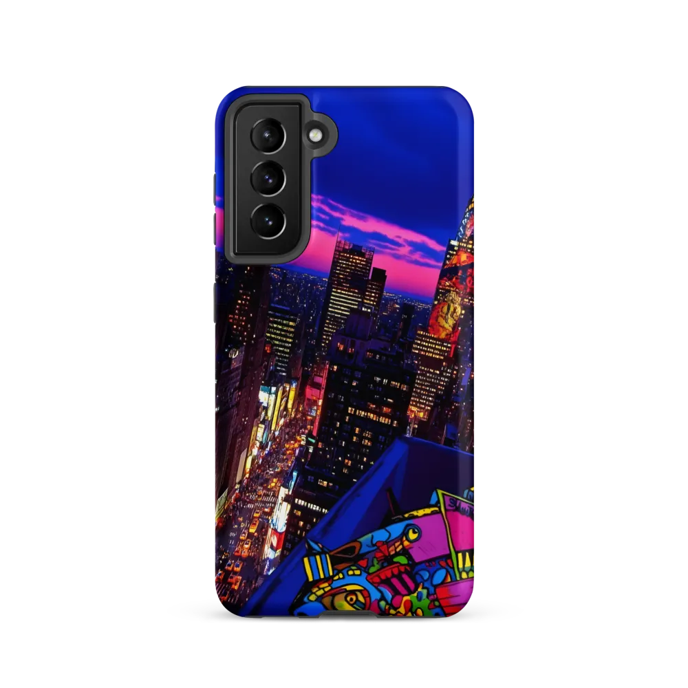 Neon Twilight: A City in Vibrance