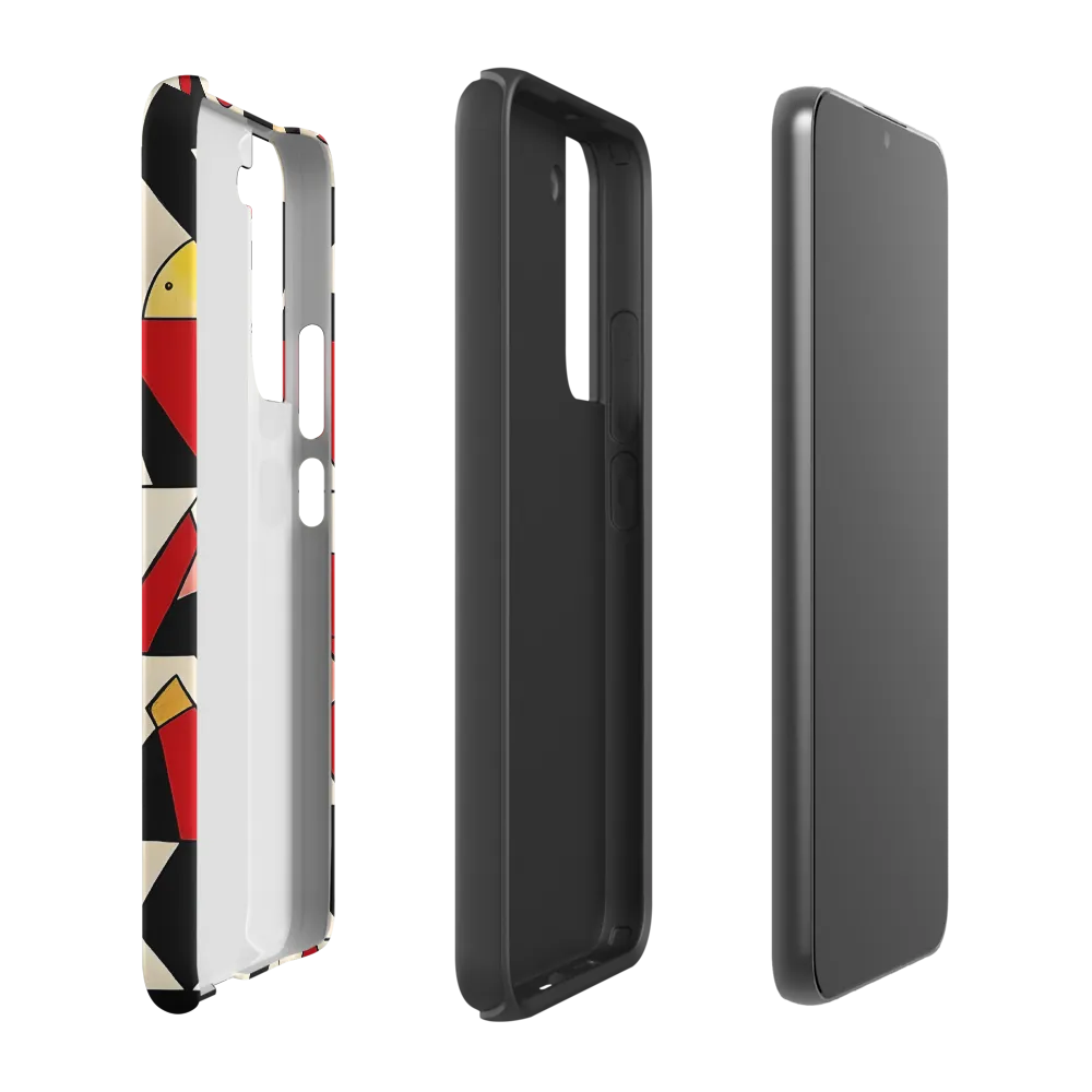 Dynamic Geometric Harmony | Phone Case |  S22 Plus | Tough Case | Matte