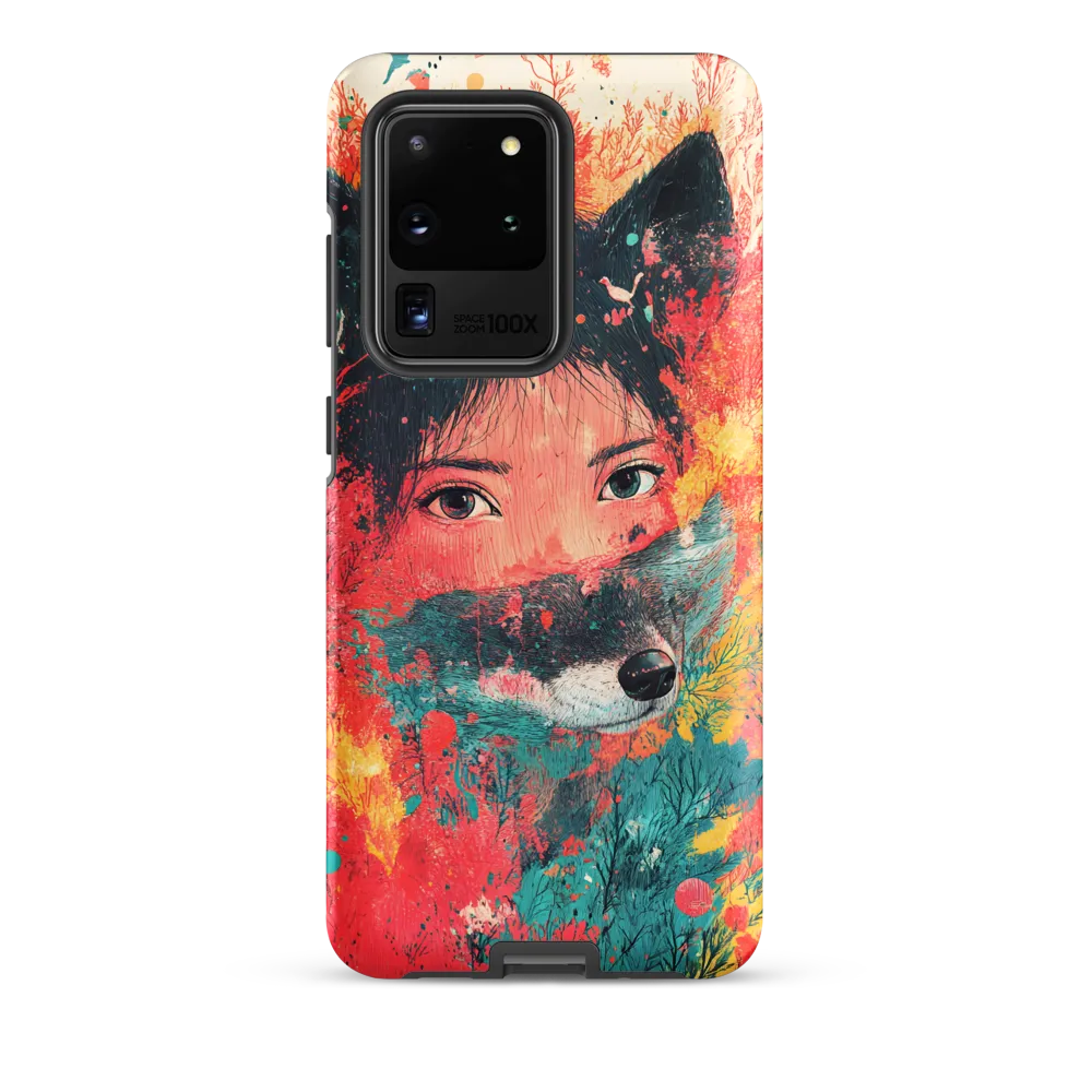 Harmony of Spirit: Girl and Wolf