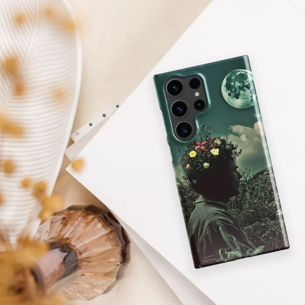 Moonlit Blossom | Phone Case |  S23 Ultra | Snap Case | Glossy