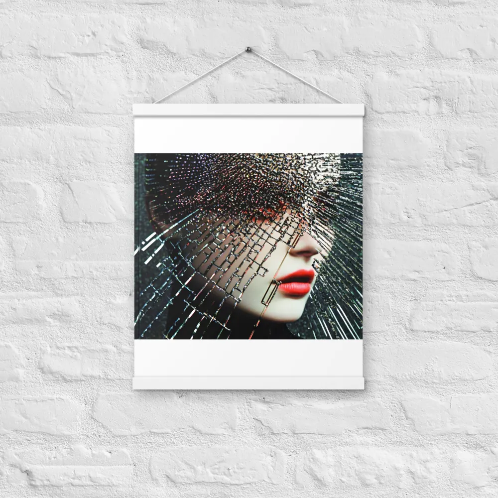 Fractured Identity | Poster With White Wood Hanger | 16″×20″