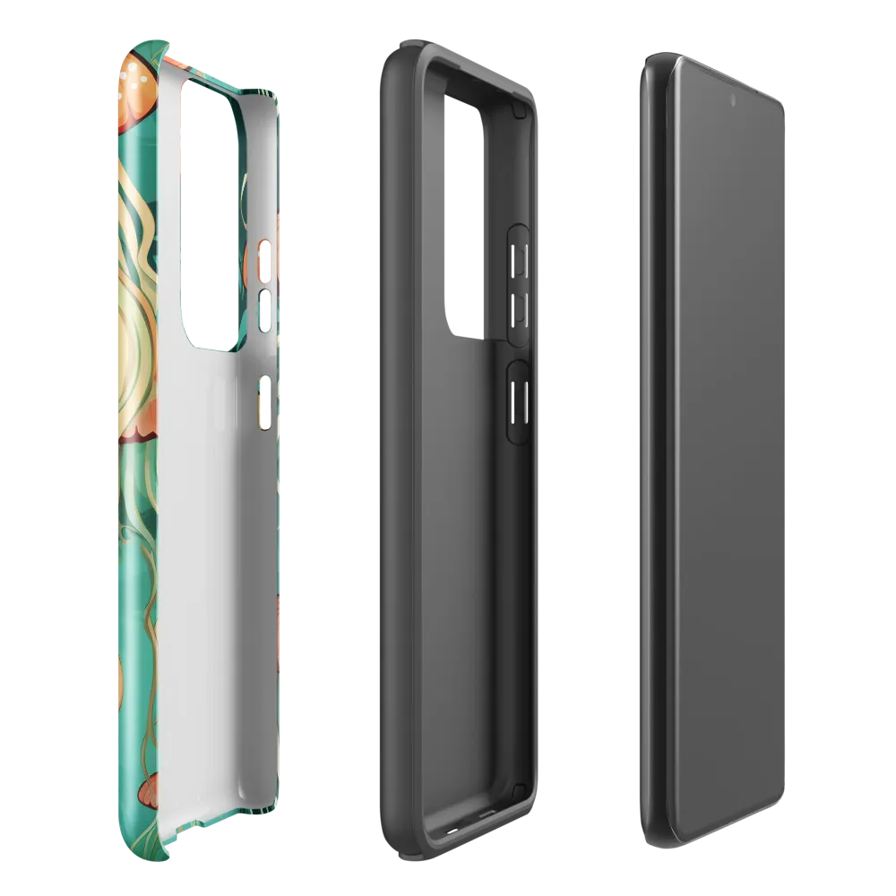 Ethereal Dance of Jellyfish | Phone Case |  S21 Ultra | Tough Case | Glossy