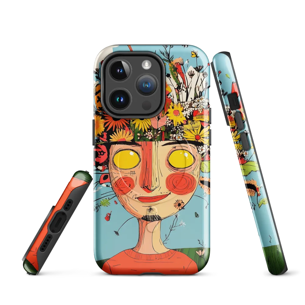 Whimsical Bloom | Phone Case |  14 Pro | MagSafe® Tough Case | Glossy