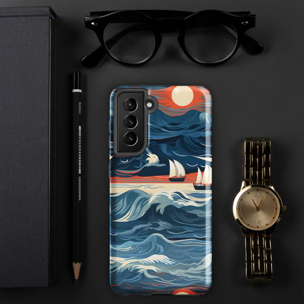 Ocean Whispers: A Voyage at Dusk