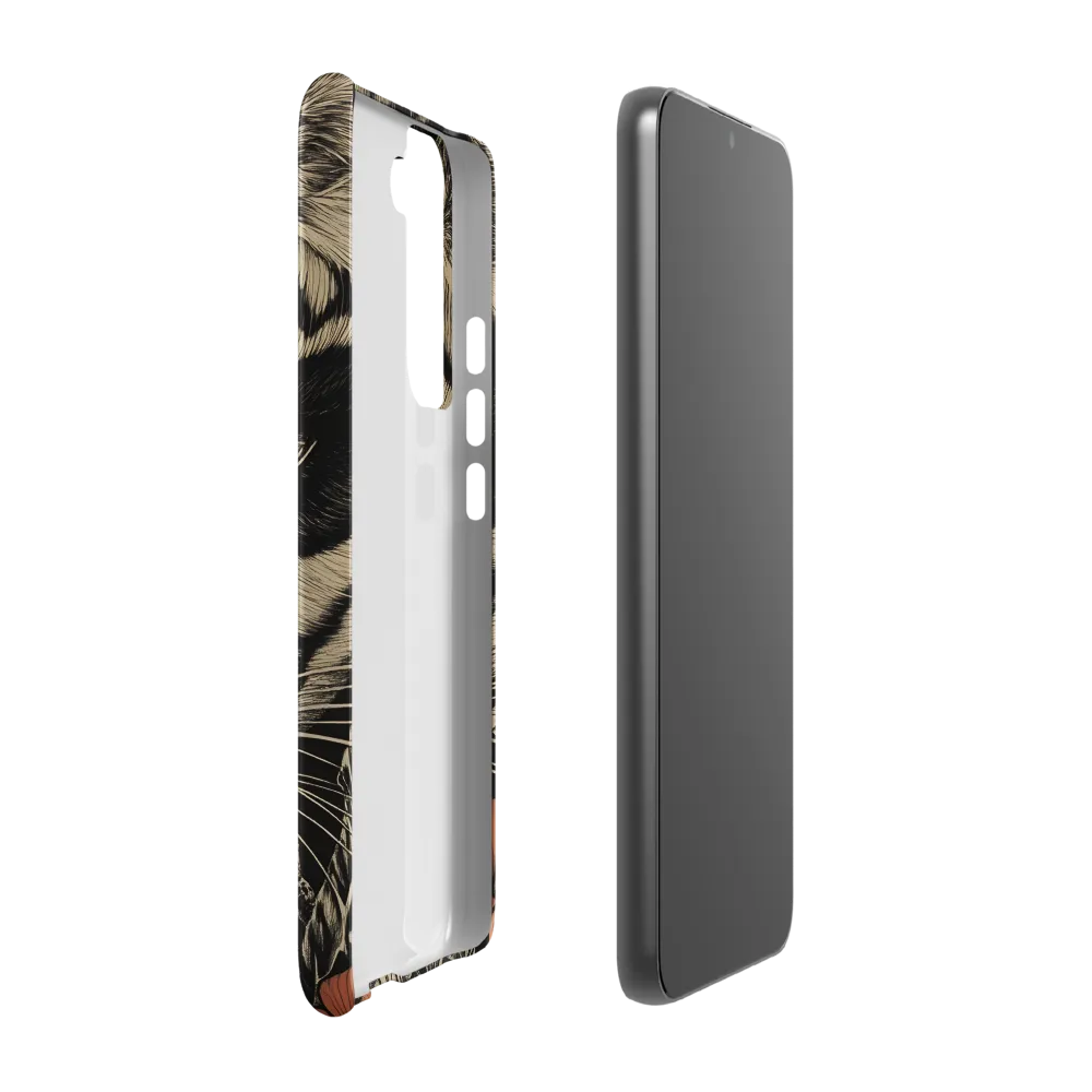 Feline Majesty: The Human-Leopard Connection | Phone Case |  S22 Plus | Snap Case | Matte