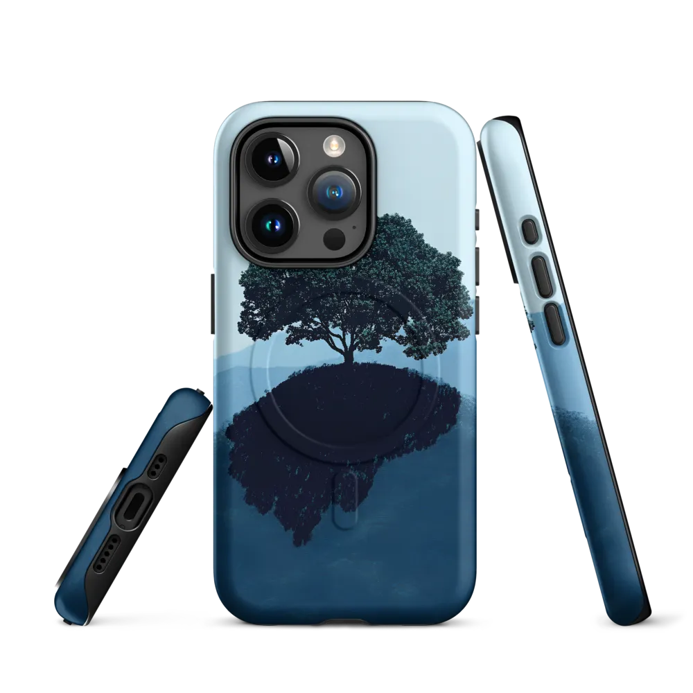 Solitude in Blue | Phone Case |  15 Pro | MagSafe® Tough Case | Matte