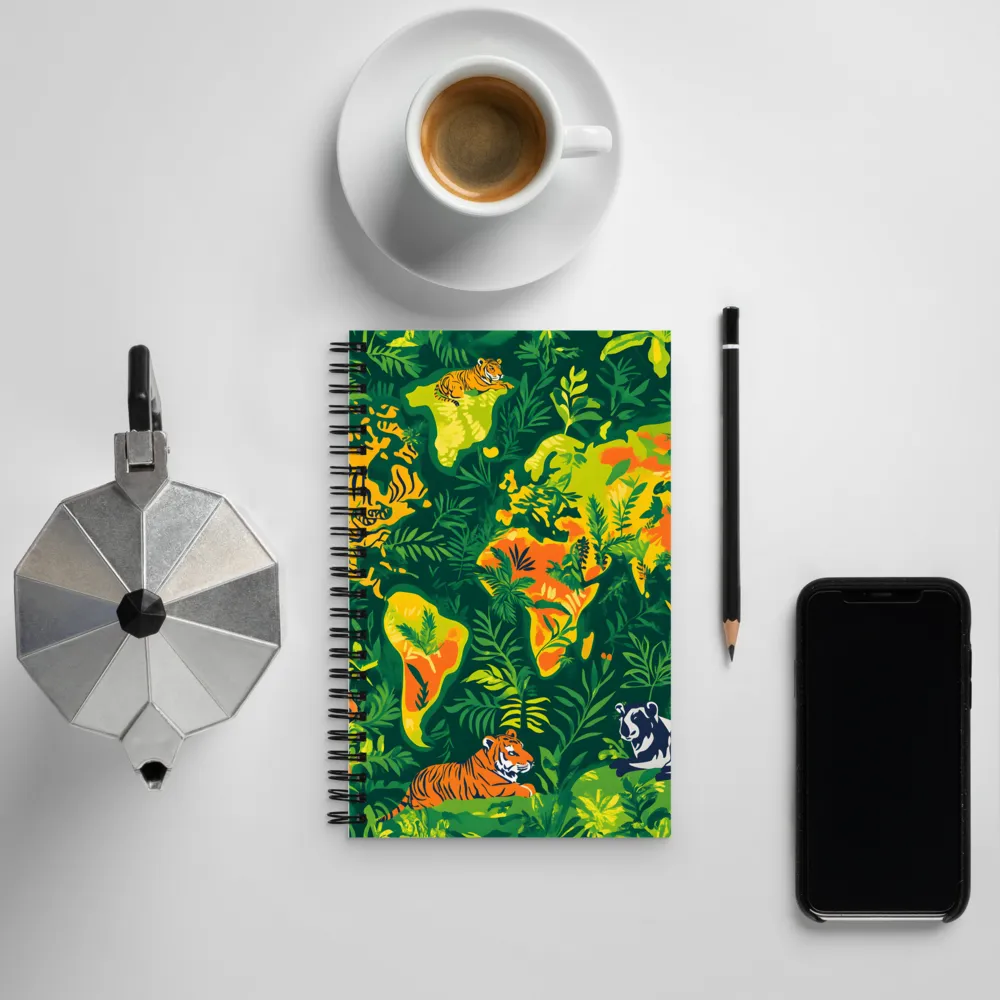 Nature's Tapestry: A World Interwoven | Spiral Notebook