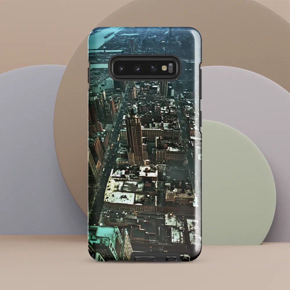 Aerial Symphony of Urban Life | Phone Case |  S10 Plus | Tough Case | Glossy