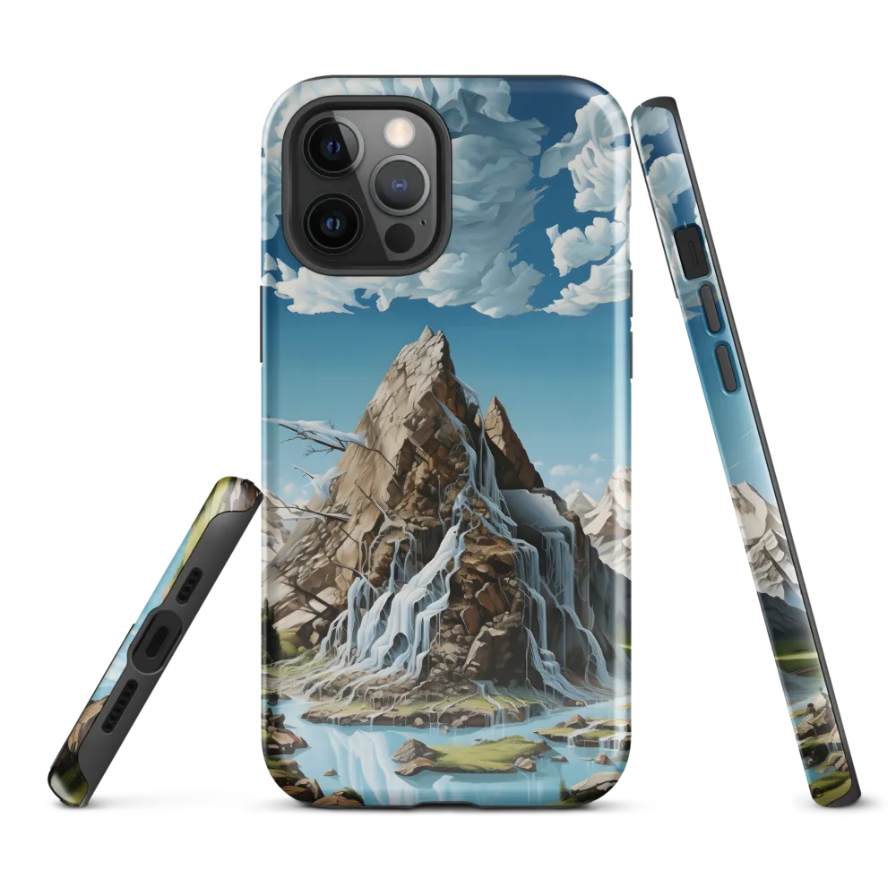 Majestic Cascade: A Mountain Masterpiece