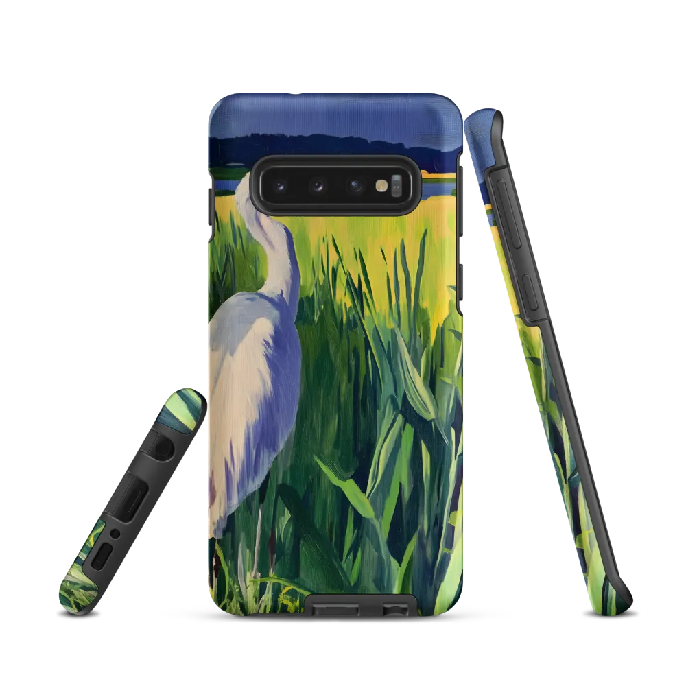 Graceful Presence: The Heron in the Meadow