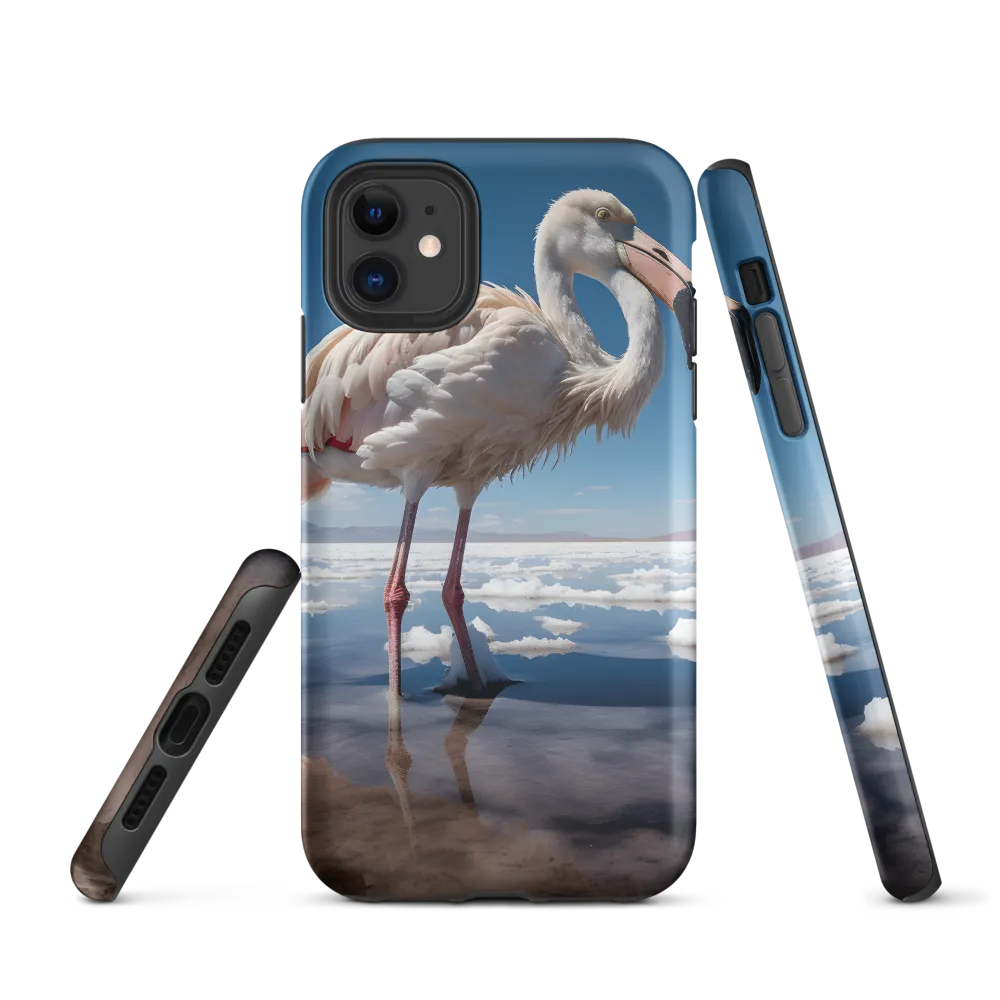 Graceful Solitude of a Flamingo