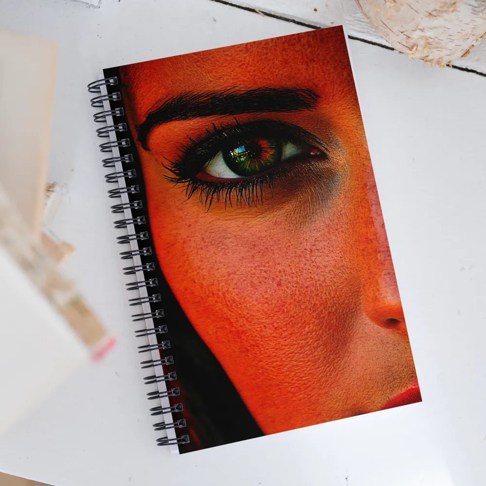 Gaze of Intensity | Spiral Notebook