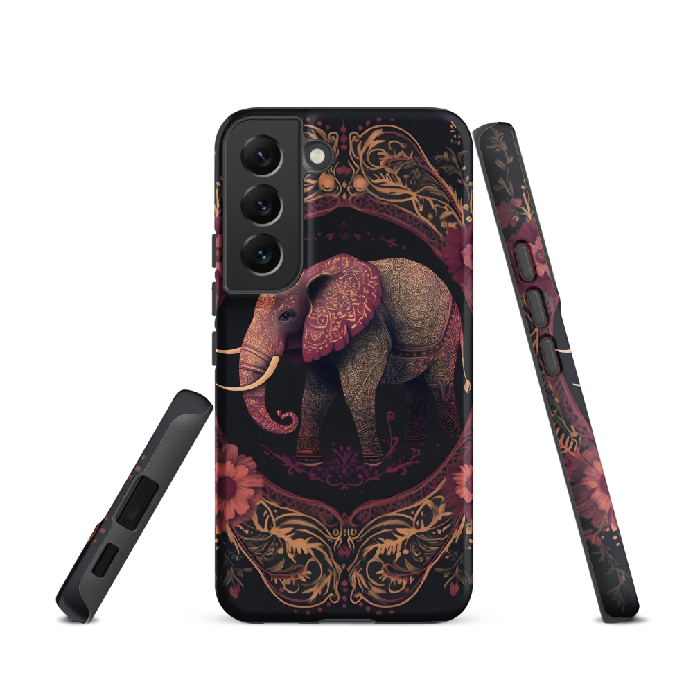 Regal Reverie: The Ornate Elephant | Phone Case |  S22 | Tough Case | Matte