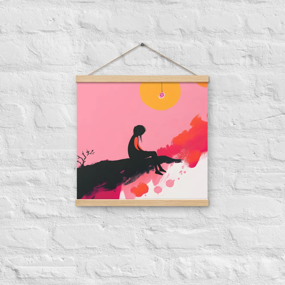 Whispers of the Sun | Poster With Oak Wood Hanger | 16″×16″