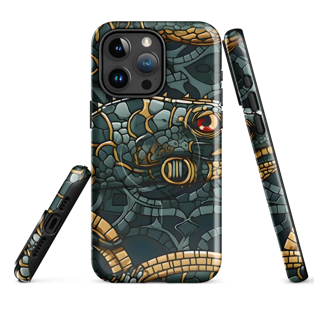 Lizards of Abstraction | Phone Case |  15 Pro Max | MagSafe® Tough Case | Glossy