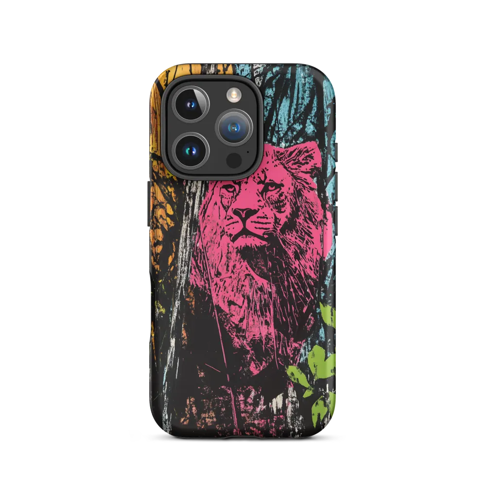 Fierce Vibrance: The Pink Lion