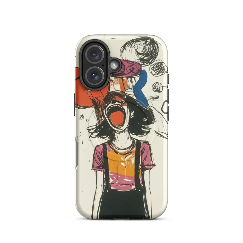 Echoes of Anguish | Phone Case |  16 | MagSafe® Tough Case | Matte