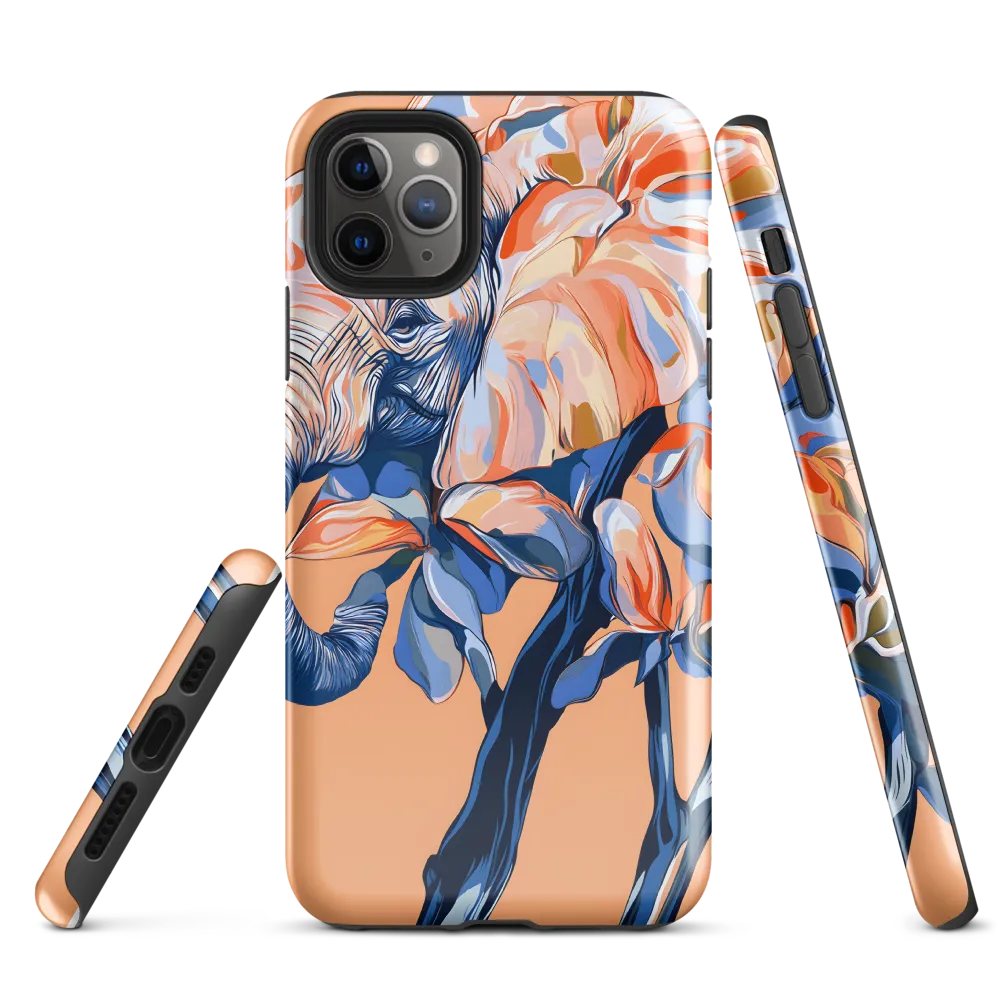 Elephant Blossom Fusion | Phone Case |  11 Pro Max | Tough Case | Glossy