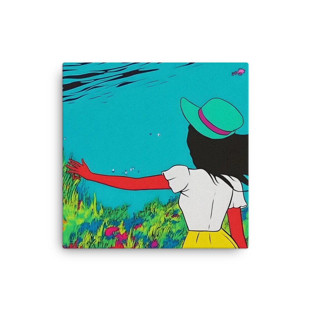 Whimsical Encounter | Thin Canvas | 12″×12″