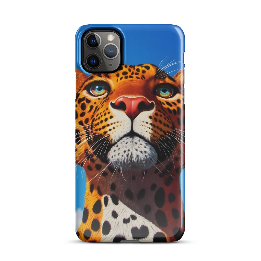 Regal Gaze: The Leopard's Majesty | Phone Case |  11 Pro Max | Snap Case | Glossy