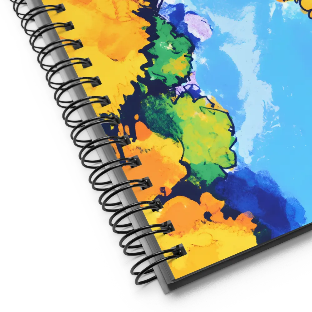 Vibrant Waterscape | Spiral Notebook