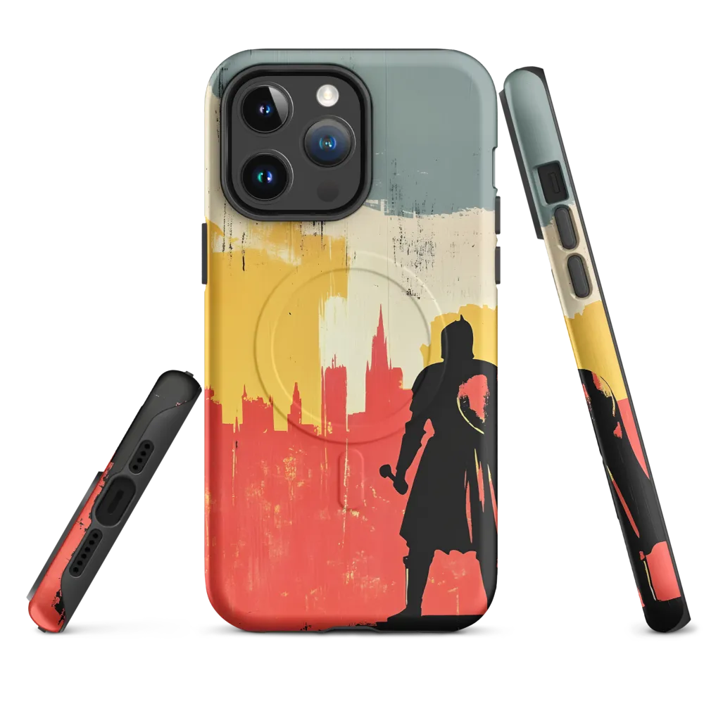 Hero in the Urban Dawn | Phone Case |  14 Pro Max | MagSafe® Tough Case | Matte