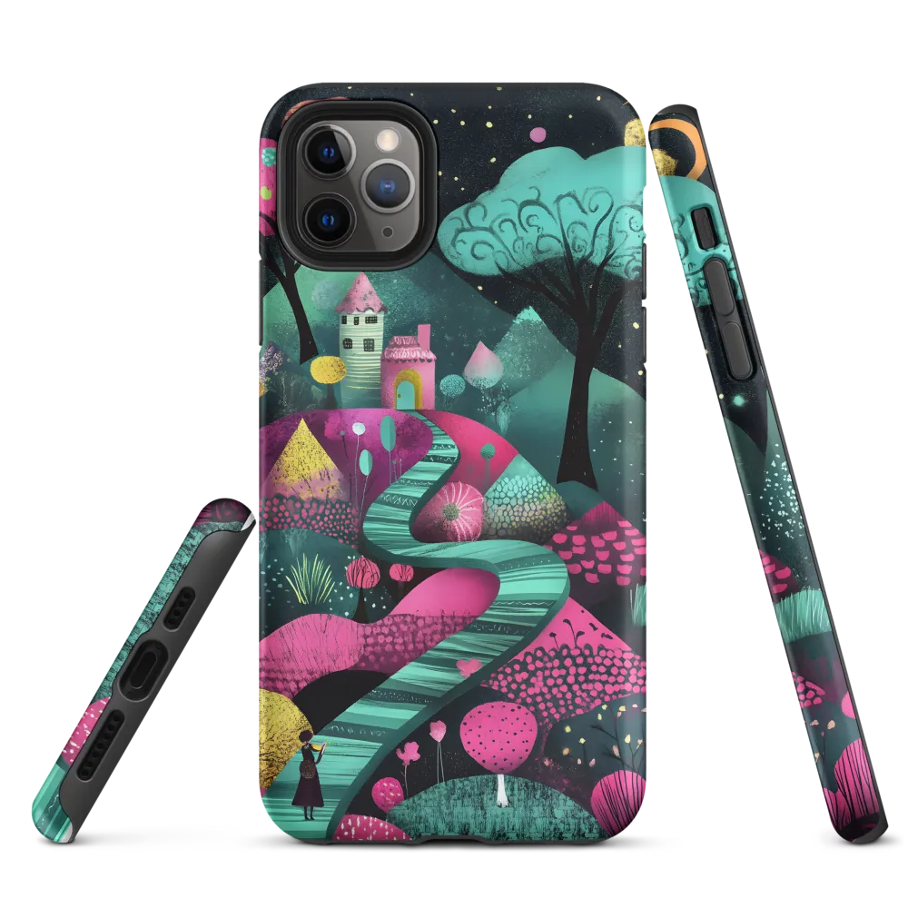 Whimsical Journey through Colorful Lands | Phone Case |  11 Pro Max | Tough Case | Matte