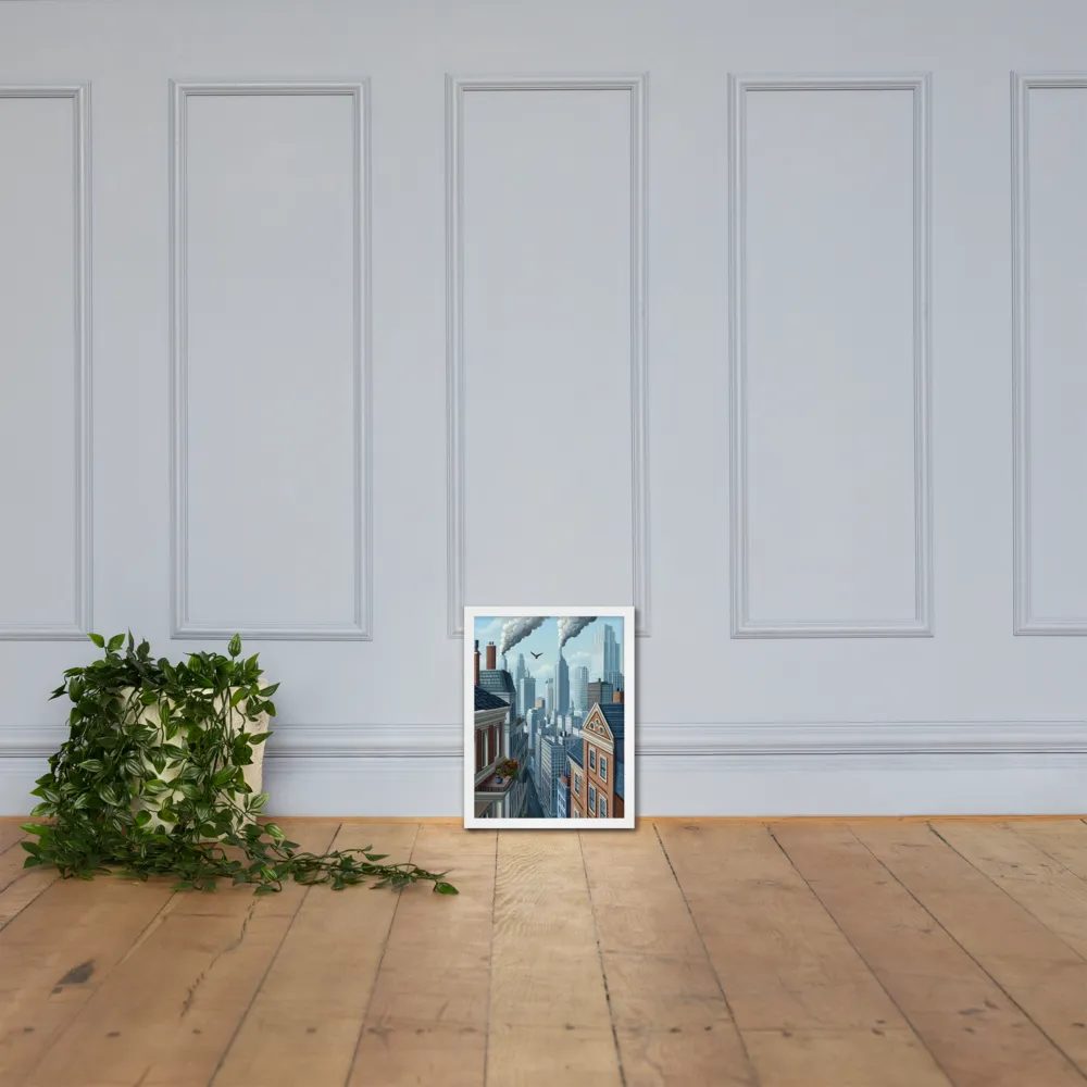 Urban Symphony | Poster with White Frame | 12″×16″