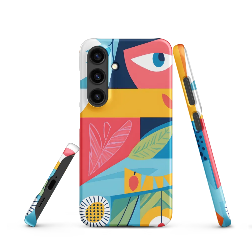 Vibrant Geometric Visage