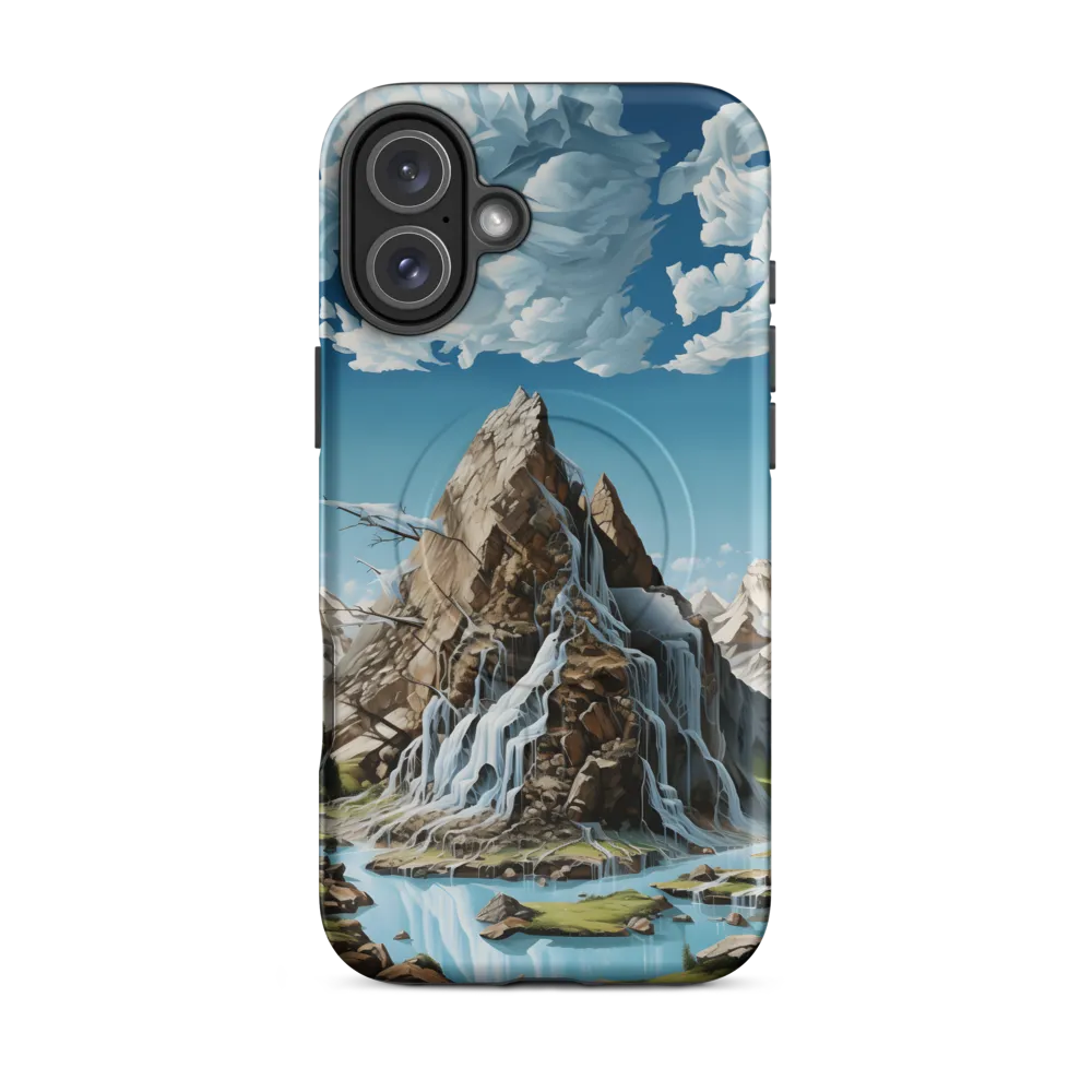 Majestic Cascade: A Mountain Masterpiece