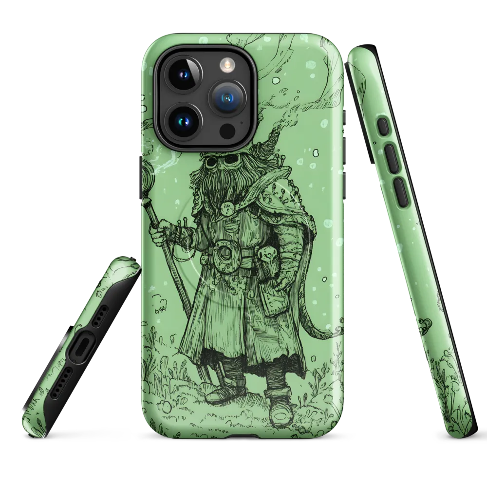 The Enigmatic Wizard | Phone Case |  15 Pro Max | MagSafe® Tough Case | Glossy