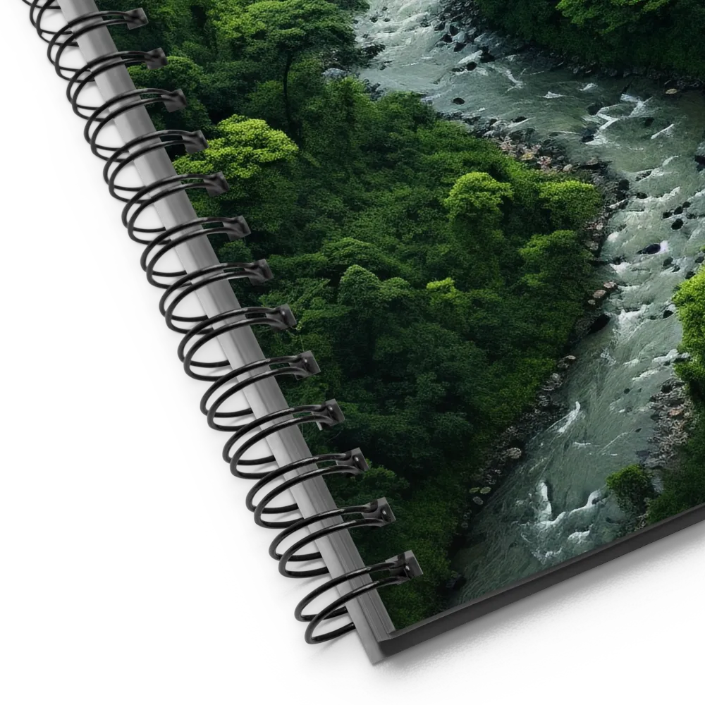 Whispers of the Green River | Spiral Notebook