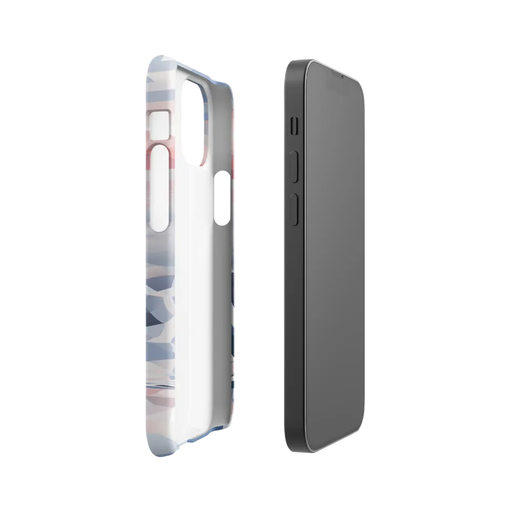 Serenity in Abstraction | Phone Case |  13 Mini | Snap Case | Matte