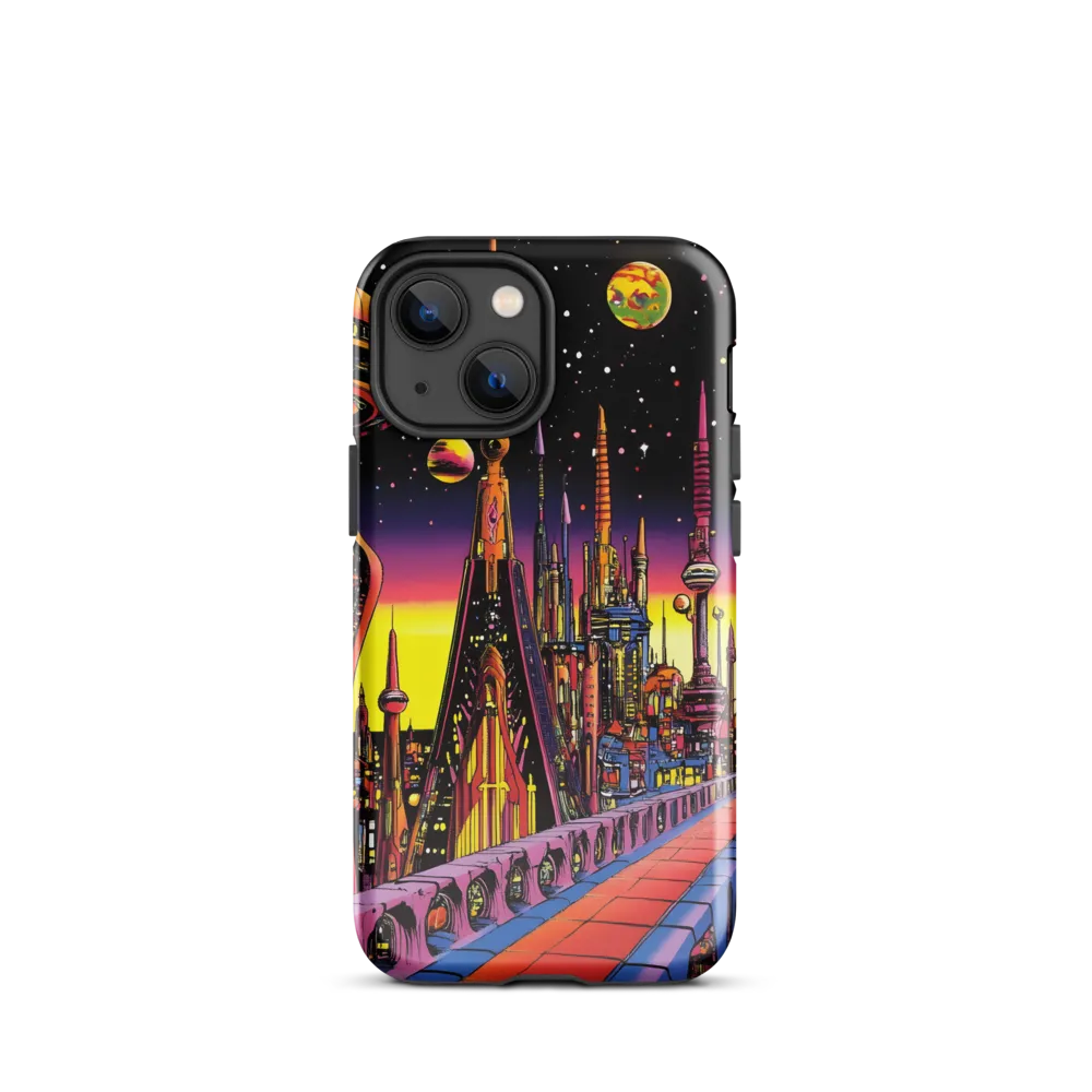 Futuristic Cosmos: A Journey Through Neon Cities