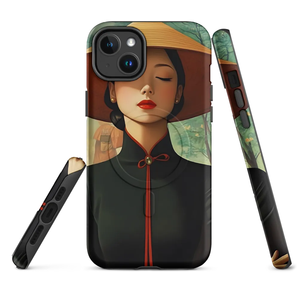 Elegance in Tranquility | Phone Case |  14 Plus | MagSafe® Tough Case | Matte