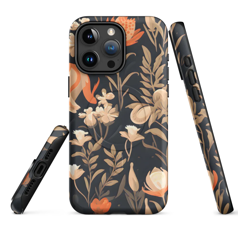 Floral Harmony: A Dance in the Dark