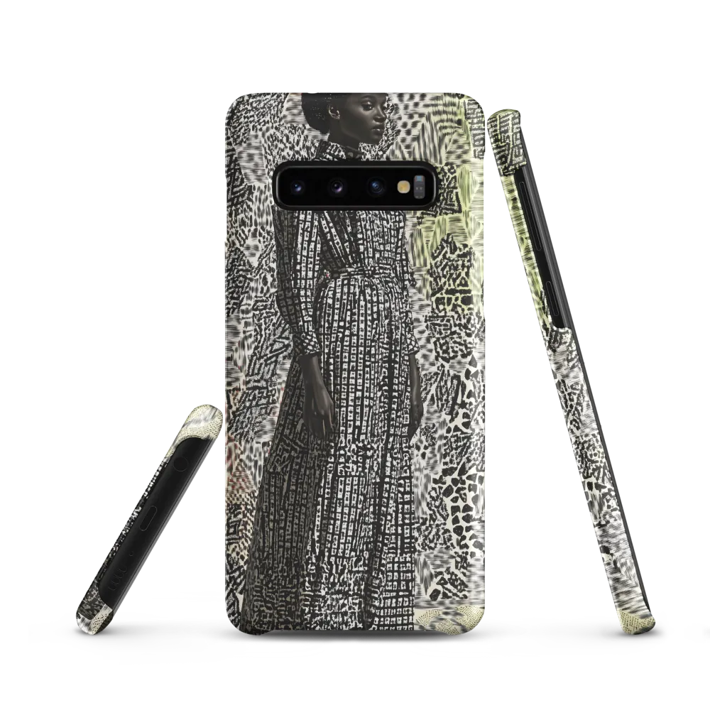 Elegance in Abstract Patterns | Phone Case |  S10 | Snap Case | Matte