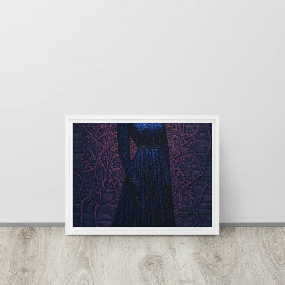 Veil of Enigma | Canvas with White Frame | 12″×16″