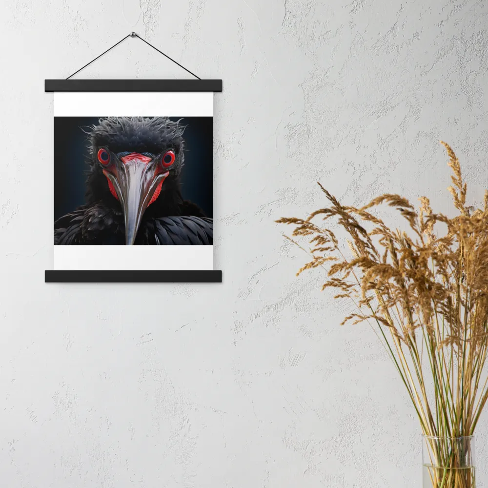 Gaze of the Abyss | Poster With Black Wood Hanger | 11″×14″