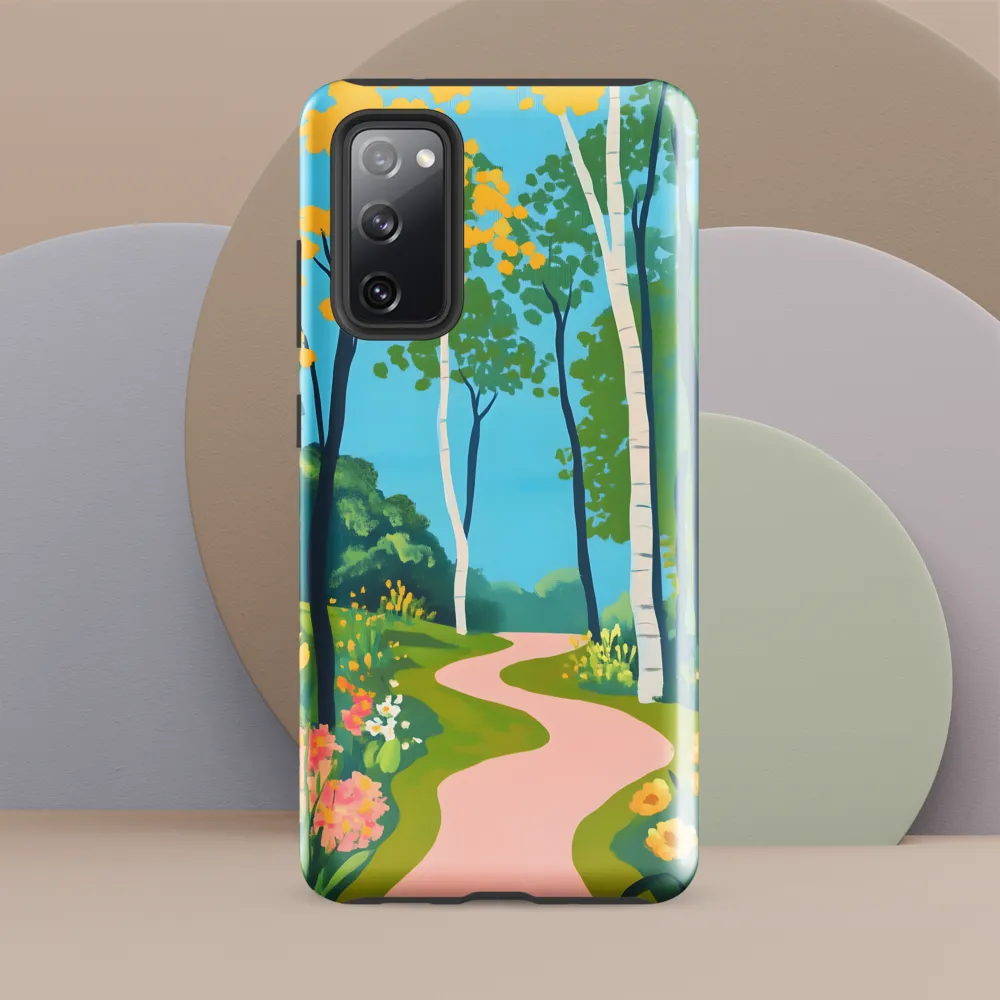 The Winding Path of Nature | Phone Case |  S20 FE | Tough Case | Glossy