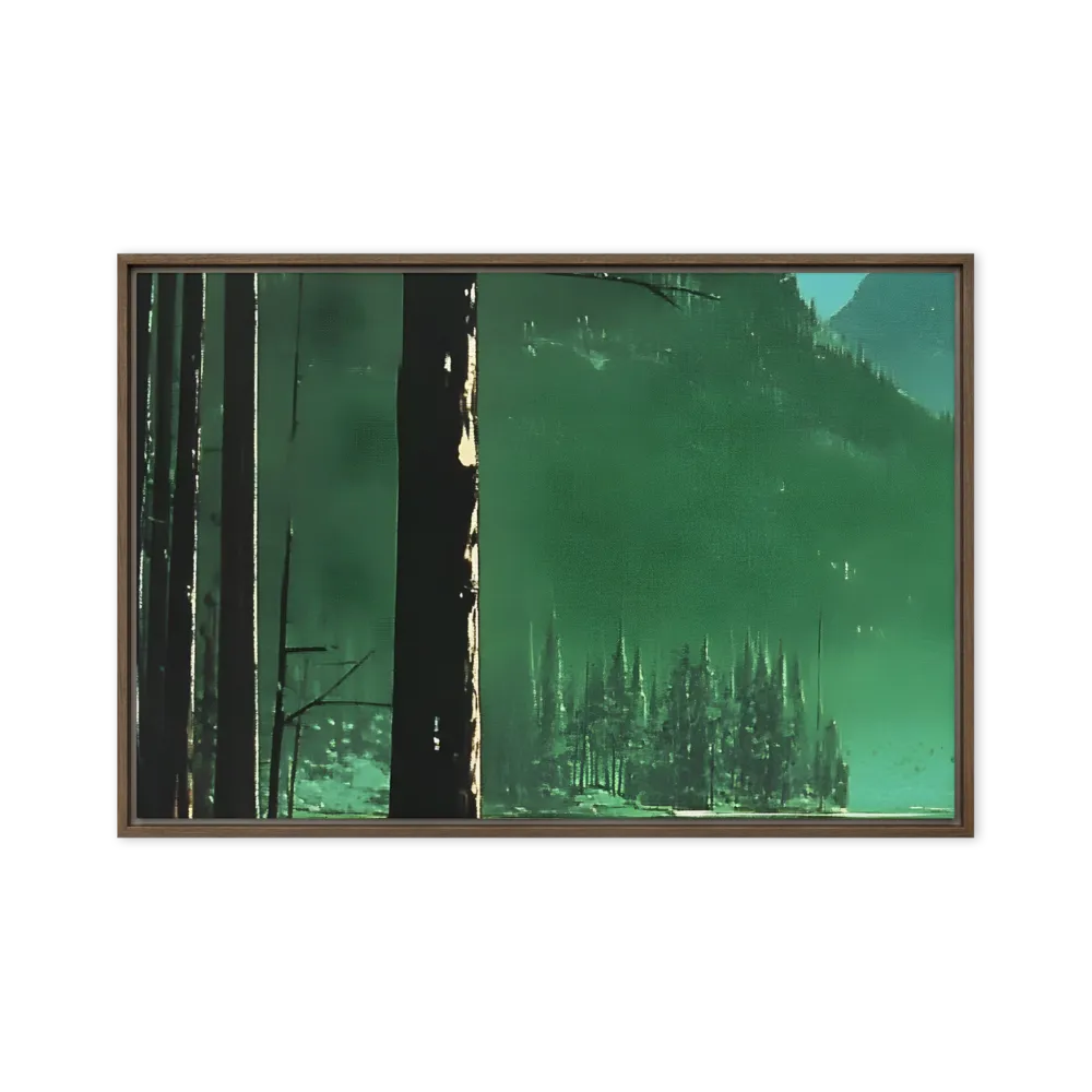 Reflections of Tranquility | Canvas with Brown Frame | 24″×36″