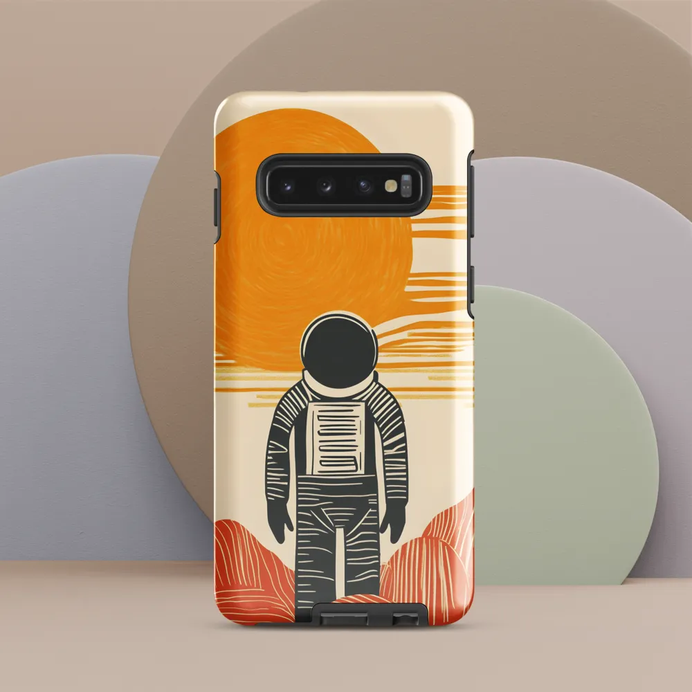 Contemplation on a Distant World | Phone Case |  S10 | Tough Case | Glossy