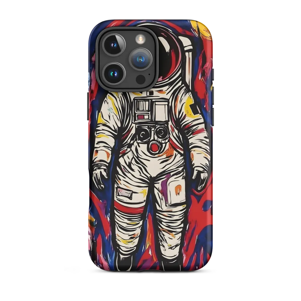 Astronaut in Chromatic Flux