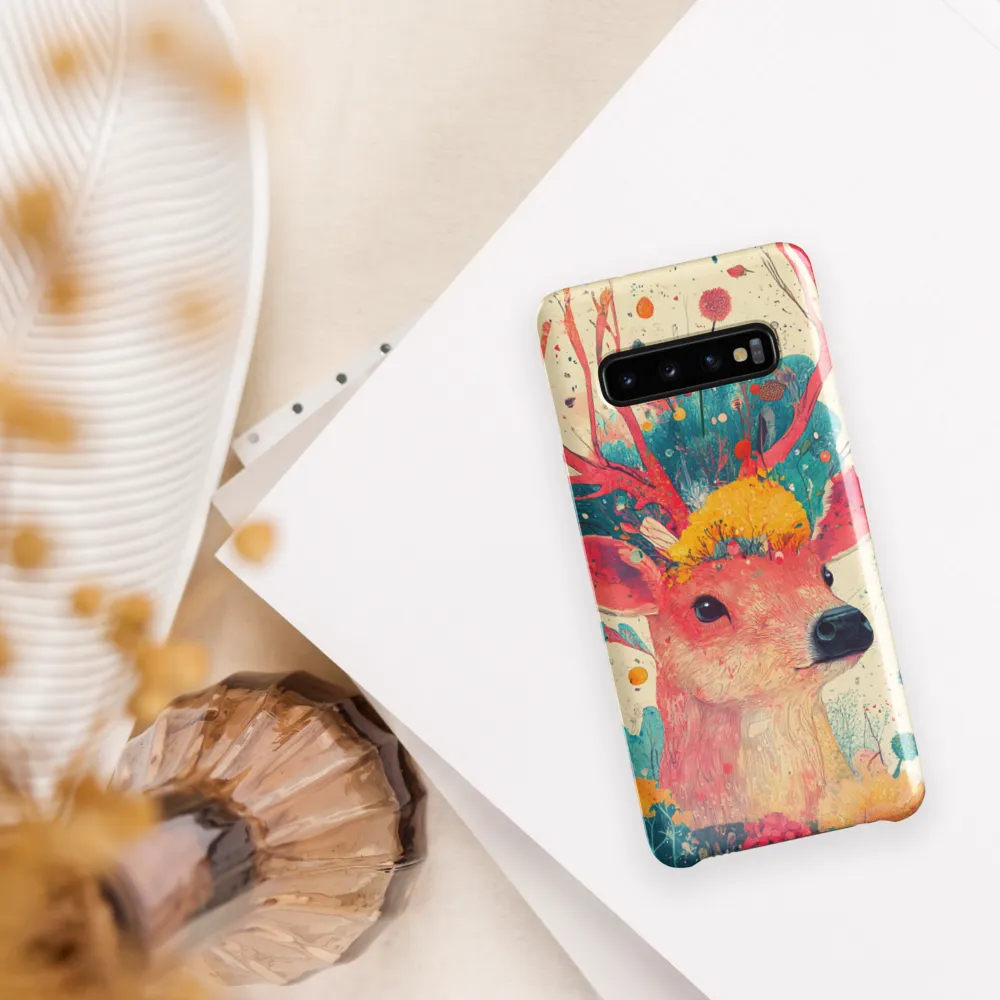 Whimsical Harmony: A Deer in Bloom