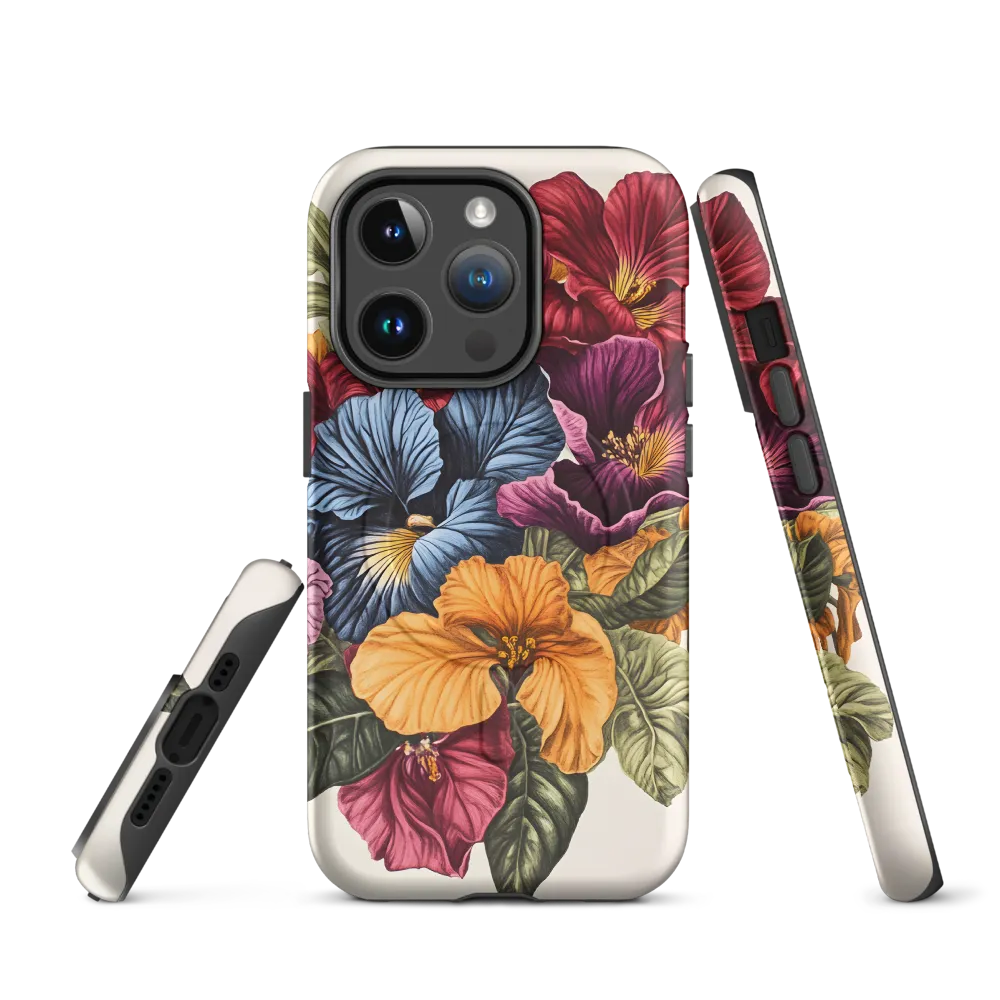 Floral Symphony in Color | Phone Case |  14 Pro | MagSafe® Tough Case | Matte